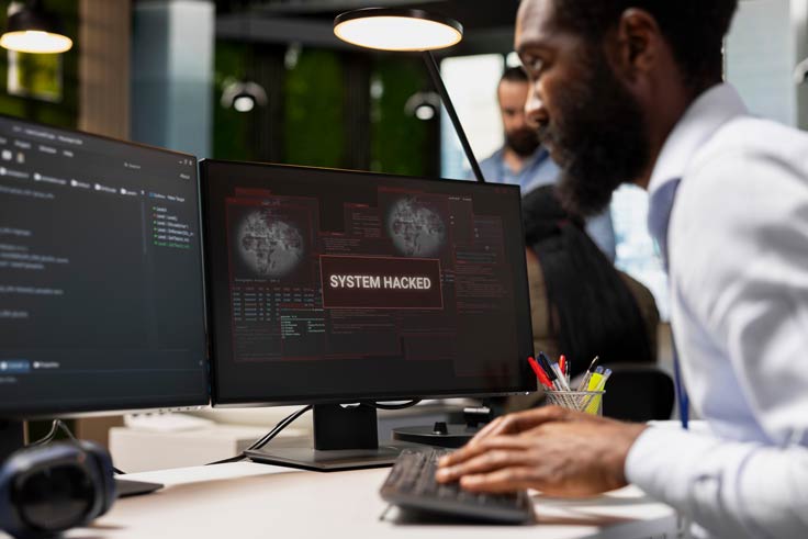 Cyberkriminalität auf hohem Niveau