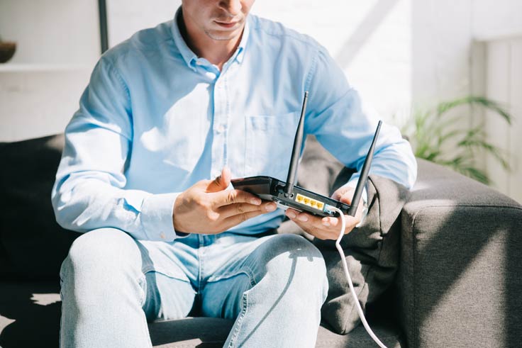 Internetverbindung ist ständig aktiv