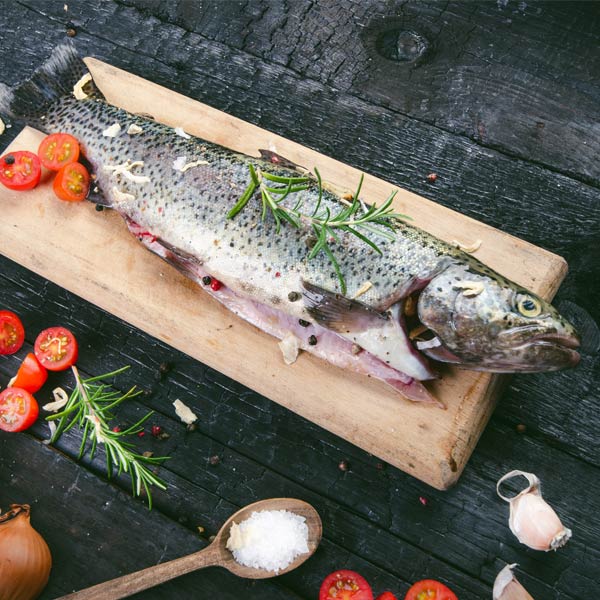 Muskelaufbau mit Fisch