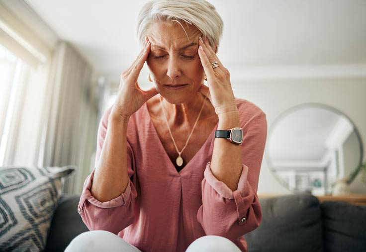 Stress kann sich körperlich manifestieren