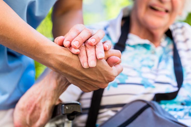 Unterstützung durch Pflegedienste